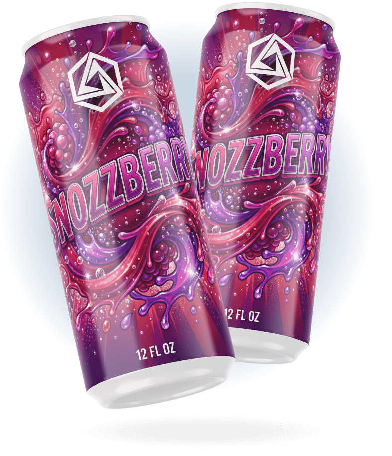 Colorful custom-flavored ready-to-drink cans developed by Abstrax flavor specialists